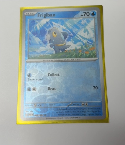 2024 Pokémon Paldean Fates #017 Frigibax — front
