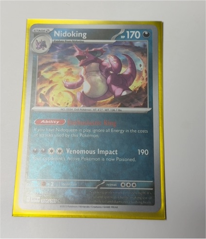 2023 Pokémon Scarlet & Violet 151 #034 Nidoking — front
