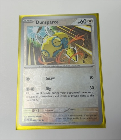 2024 Pokémon Prismatic Evolutions #079 Dunsparce — front