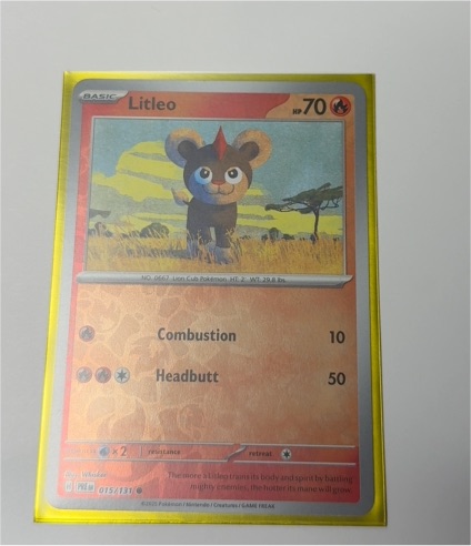 2025 Pokémon Prismatic Evolutions #015 Litleo — front