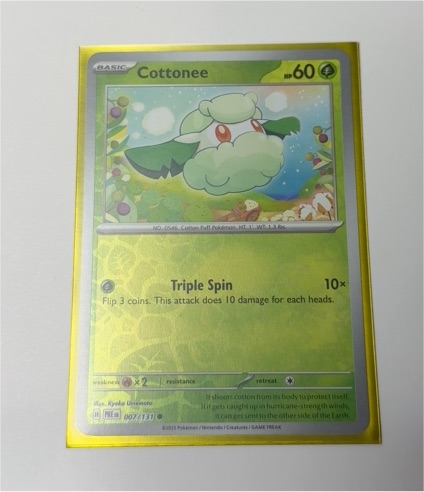 2015 Pokémon Prismatic Evolutions #007 Cottonee — front