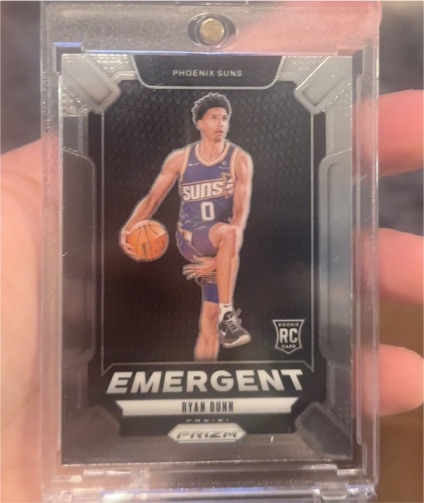 2024-25 Panini Prizm #22 Ryan Dunn Emergent — front