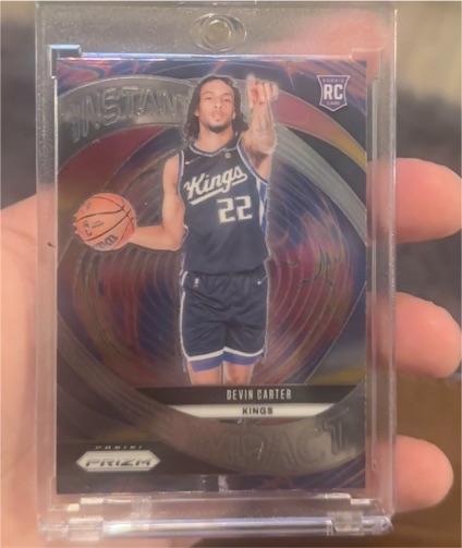 2024-25 Panini Prizm #23 Devin Carter Instant Impact — front