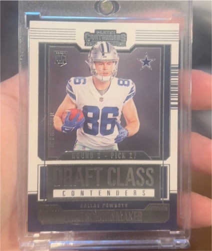 2023 Panini Contenders Draft Class #16 Luke Schoonmaker — front
