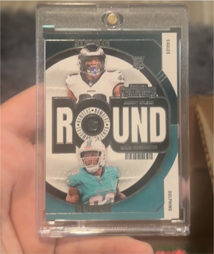 2024 Panini Contenders #20 Round Numbers Malik Washington — front