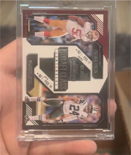 2024 Panini Contenders #23 Patrick Willis / Darrell Revis Historic Draft Class — front