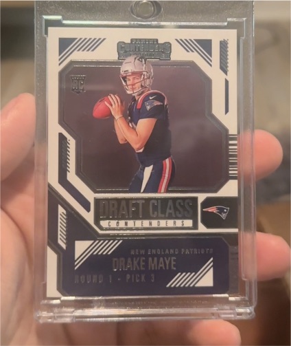 2024 Panini Contenders Draft Class Contenders #3 Drake Maye — front
