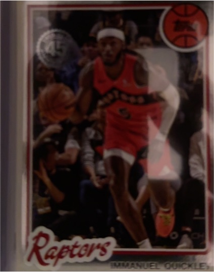 2025-26 Topps 45th Anniversary #80BK-8 Immanuel Quickley — front