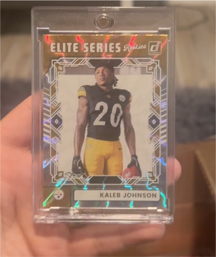 2025 Donruss Elite Series Rookies #ESR-KJN Kaleb Johnson — front