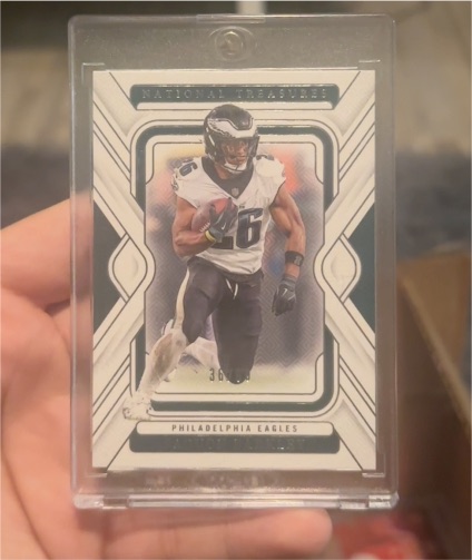 2024 Panini National Treasures #36 DeVonta Smith — front