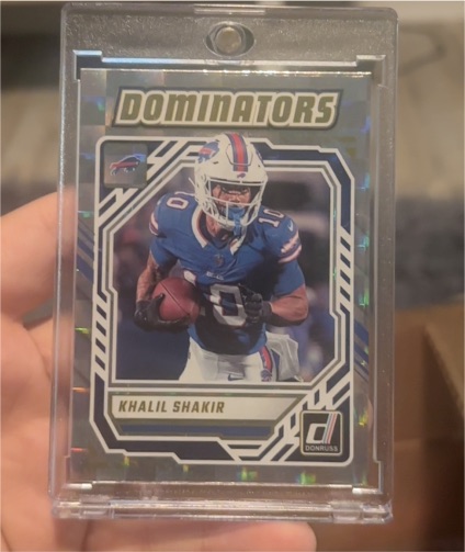 2025 Donruss #DOM-KSR Khalil Shakir Dominators — front