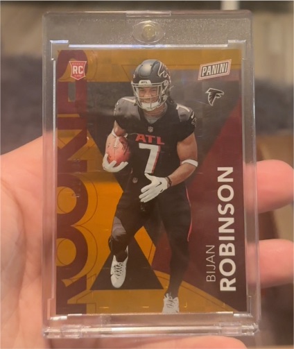 2023 Panini National Convention #RC4 Bijan Robinson Orange — front
