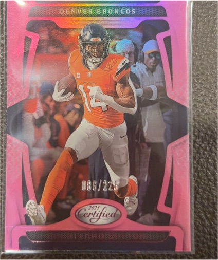 2025 Panini Certified #31 Courtland Sutton — front