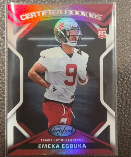 2025 Panini Certified Certified Rookies #CRK-EEA Emeka Egbuka — front