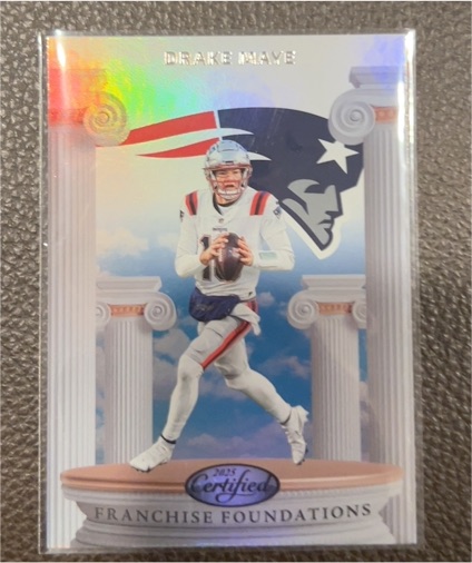 2025 Panini Certified Franchise Foundations #FFO-DME Drake Maye — front