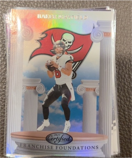 2025 Panini Certified Franchise Foundations #FFO-BMD Baker Mayfield — front