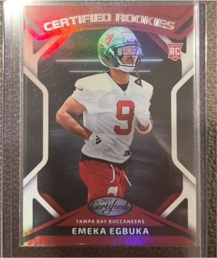 2025 Panini Certified Certified Rookies #CRK-EEA Emeka Egbuka — front