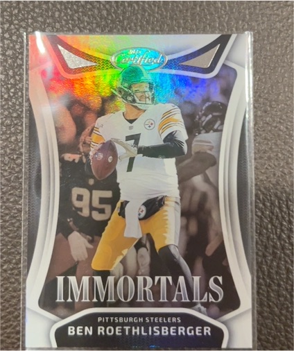 2025 Panini Certified Immortals #IM-BRO Ben Roethlisberger — front