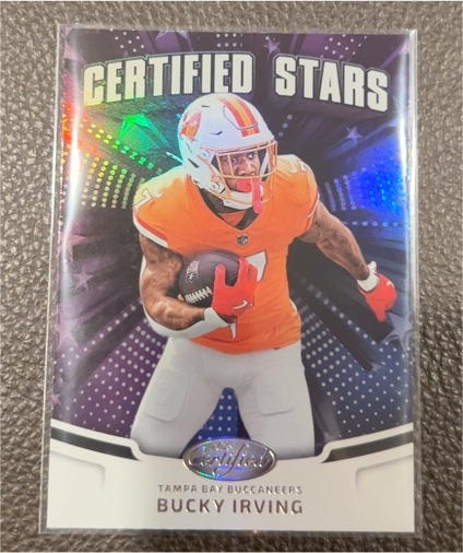 2025 Panini Certified #CST-BIR Bucky Irving Certified Stars — front