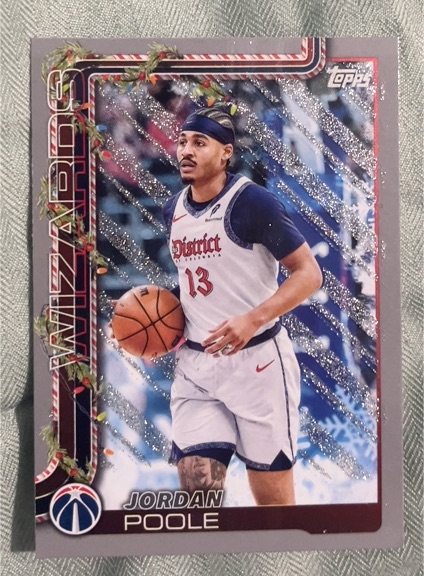 2025-26 Topps Holiday #H73 Jordan Poole — front