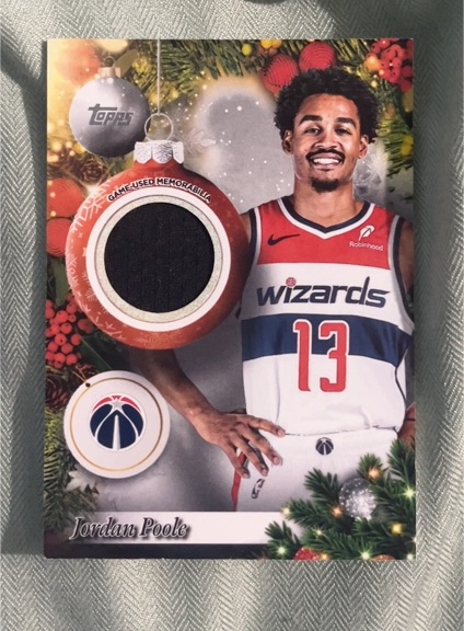 2025-26 Topps Holiday #PR-JP Jordan Poole — front