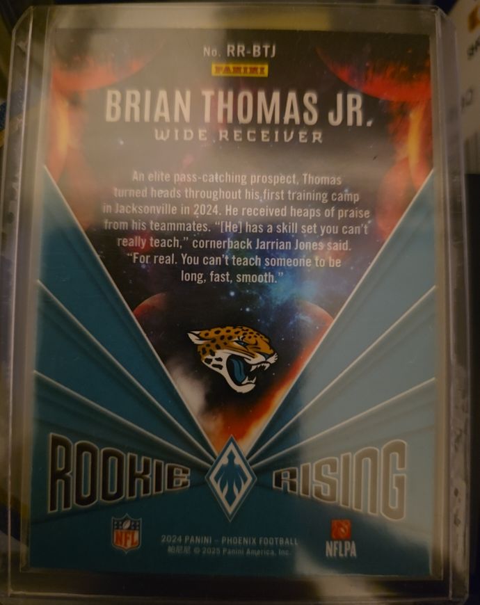 2024 Panini Phoenix Rookie Rising #RR-BTJ Brian Thomas Jr. — front
