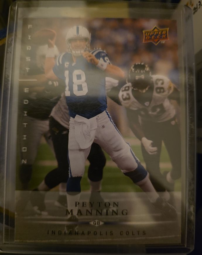 2008 Upper Deck First Edition #65 Peyton Manning — front