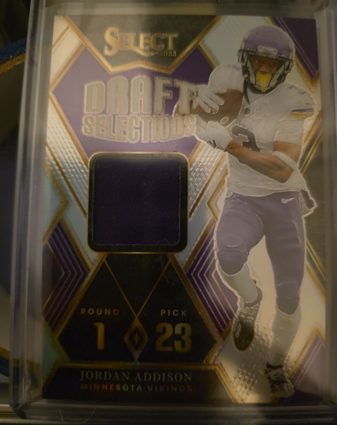 2023 Panini Select Draft Selections Memorabilia #DSM-JAD Jordan Addison — front