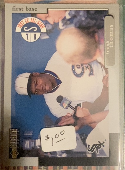 1998 Collector's Choice #1 Frank Thomas — front