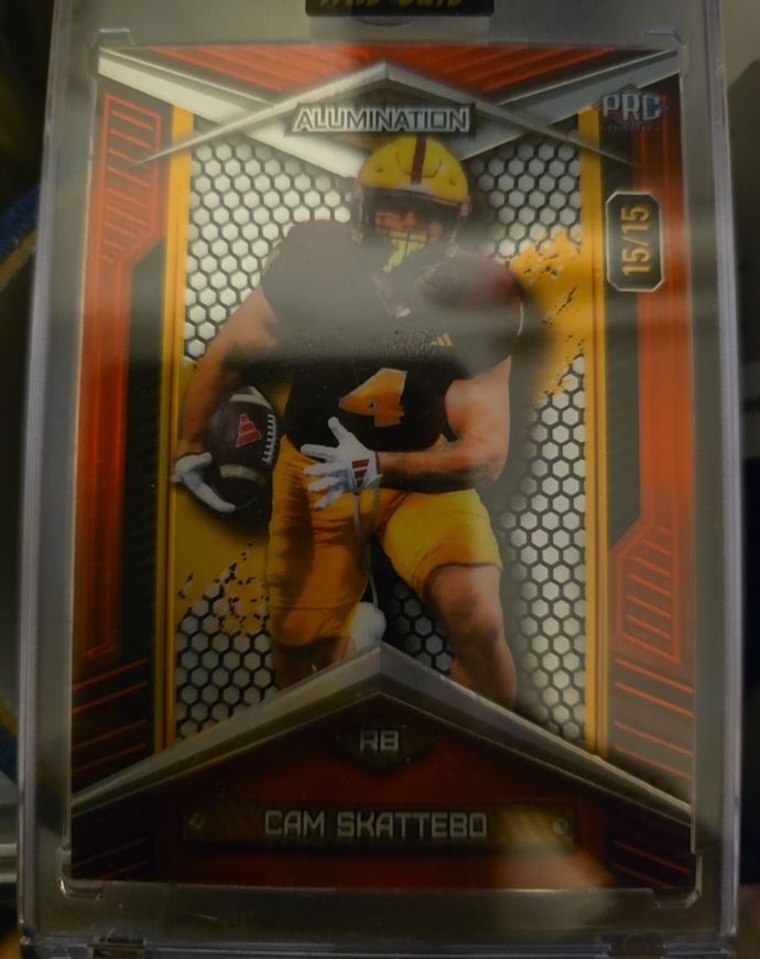 2024 Wild Card Alumination Just The Hits Cam Skattebo — front