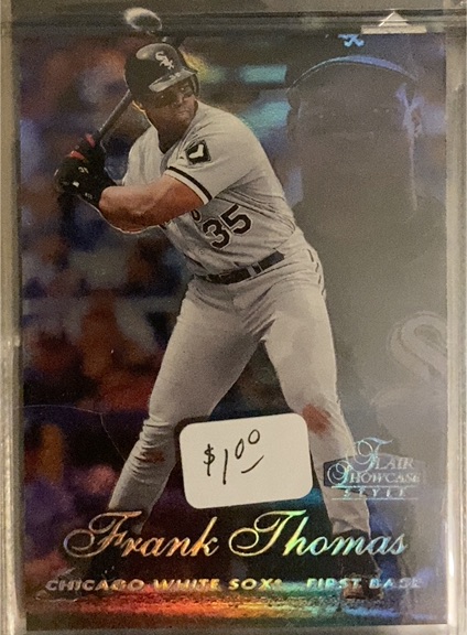1994 Fleer Flair Showcase #35 Frank Thomas — front