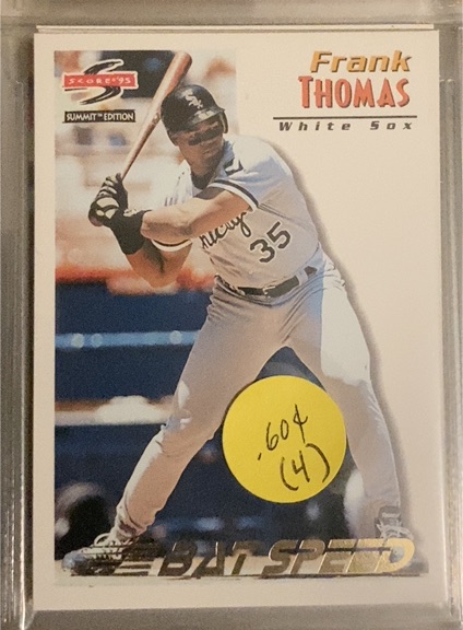 1995 Score Summit #175 Frank Thomas — front