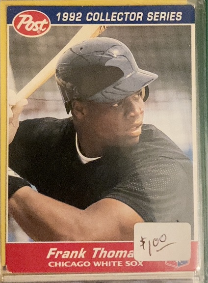 1992 Post #24 Frank Thomas — front