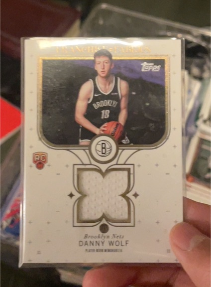 2025-26 Topps Franchise Fabrics #FF-DW Danny Wolf — front
