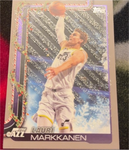2025 Topps Holiday #H101 Lauri Markkanen — front