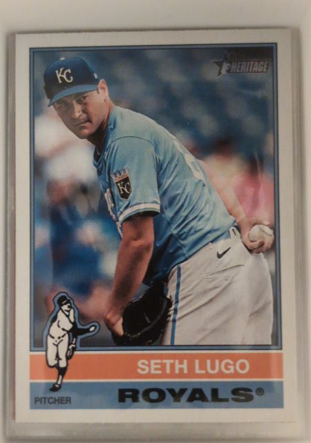 2025 Topps Heritage #312 Seth Lugo — front