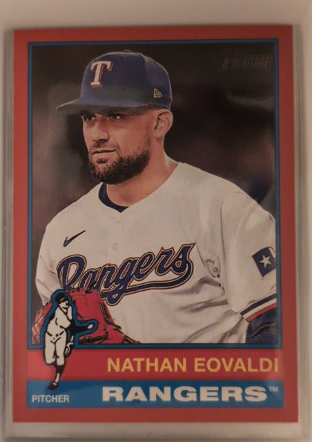2025 Topps Heritage #34 Nathan Eovaldi — front