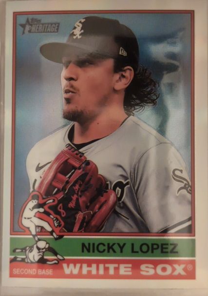 2025 Topps Heritage #371 Nicky Lopez — front