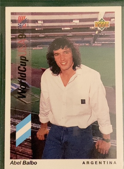 1993 Upper Deck World Cup 94 Preview #66 Abel Balbo — front