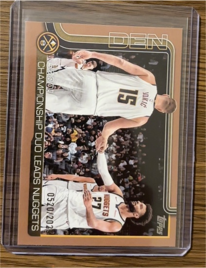 2025-26 Topps #286 Nikola Jokic / Jamal Murray Championship Duo Leads Denver Nuggets — front