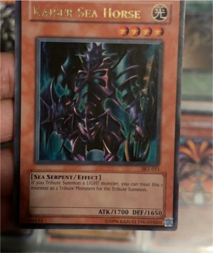 1996 Yu-Gi-Oh! SKE-015 Kaiser Sea Horse — front