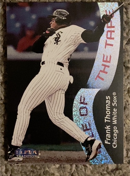1998 Fleer Tradition Tale of the Tape #337 Frank Thomas — front