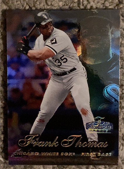1998 Flair Showcase Row 2 #3 Frank Thomas — front