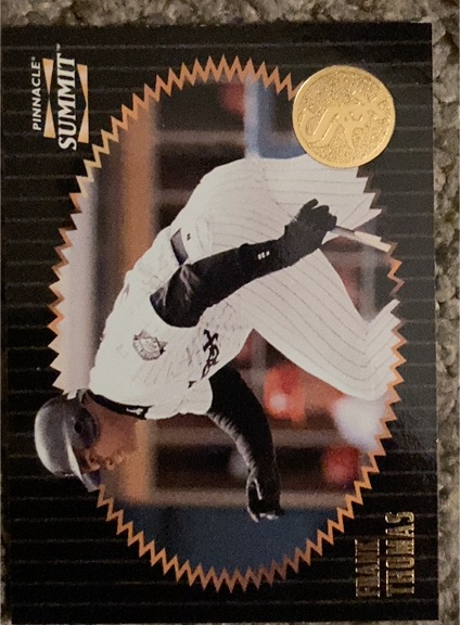 1996 Pinnacle Summit #88 Frank Thomas — front