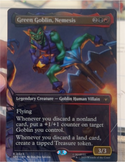 2023 Marvel's Spider-Man #23 Green Goblin, Nemesis (Borderless) — front