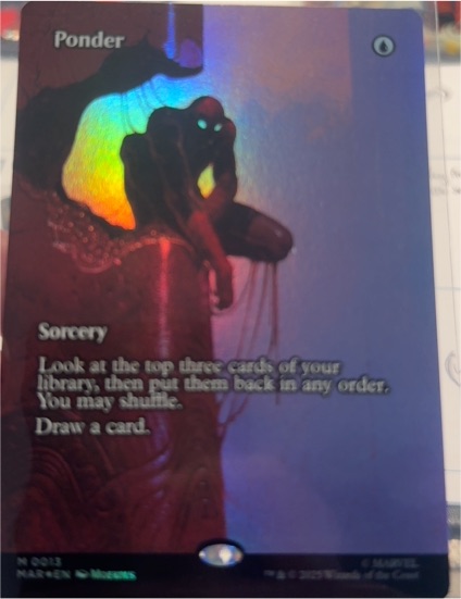 2025 MTG Marvel Spider-Man #0013 Ponder — front