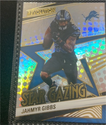 2025 Panini Revolution #10 Jahmyr Gibbs Star Gazing — front