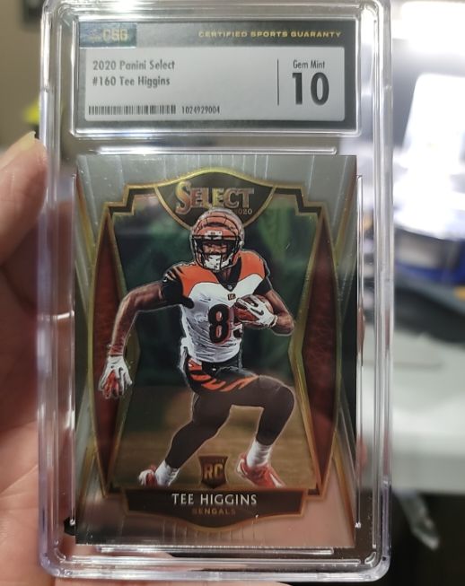 2020 Panini Select #160 Tee Higgins — front