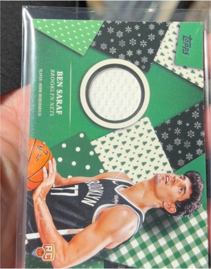 2025 Topps Holiday #HR-22 Ben Saraf — front