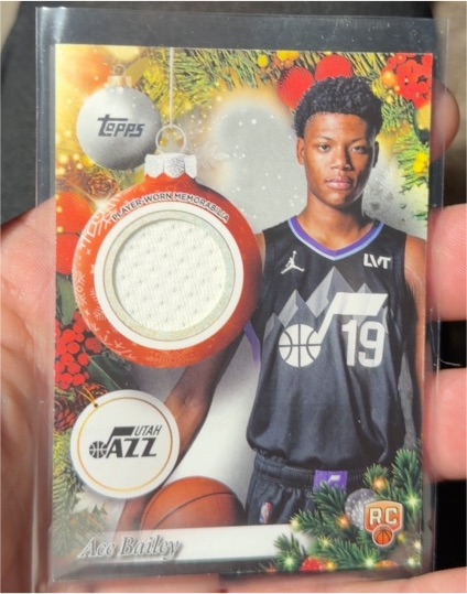 2025 Topps Holiday #PR-AI Ace Bailey — front